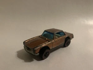 1969 Hot Wheels Redline Mercedes Benz 280SL COPPER BROWN Hong Kong Red Line GUC - Picture 1 of 11
