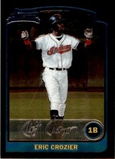 2003 BOWMAN CHROME - RC #203 ERIC CROZIER CLEVELAND INDIANS