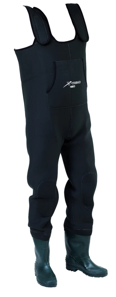 Sert X-Trend Neo Chest Waders Black Neoprene Waterproof Fishing Waders All Sizes - Image 1 of 1