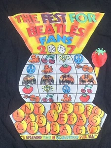 Camiseta Beatlefest 2007 The Beatles Lennon McCartney Ringo Harrison talla XXL - Imagen 1 de 9