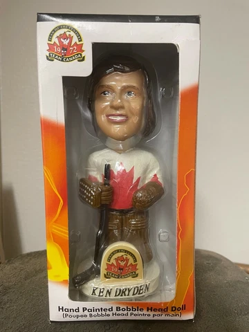 Ken Dryden 1972 Team Canada Summit Series Bobble Head Doll of the Century Cover