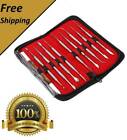 10Pc/Set Professional Dental Lab Wax Carving Tools Knife Set Surgical Instrument