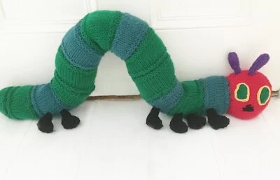 KNITTING PATTERN 609: CATERPILLAR DRAUGHT EXCLUDER/ TOY, CHUNKY YARN - Image 1 of 4