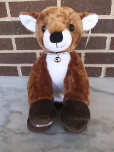 Build a Bear Woodland Friend Rehkitz Weißschwanzhirsch 12 Zoll Plüsch Glocke Hals Kragen Anhänger - Bild 1 von 5