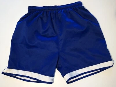 PANTALONES CORTOS DE FÚTBOL HOMBRE AZUL SATINADO (TEK GEAR) PEQUEÑOS Foto 1 de 4