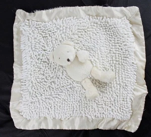 STEPHAN BABY White Teddy Bear Plush Nubs Nubby Lovey Security Blanket - Picture 1 of 6