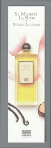 Carte Publicitaire - advertising card - Sa Majesté La Rose de Serge Lutens - Imagen 1 de 1