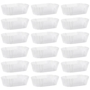 1000PCS Mini Loaf Liners Boat Oval Small Cupcake Biodegradable Cups Paper - Picture 1 of 12