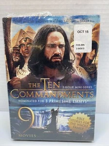 Bible Stories Collection "The Ten Commandments" (DVD, 2014, 3-Disc Set) 9 Movies - Picture 1 of 9