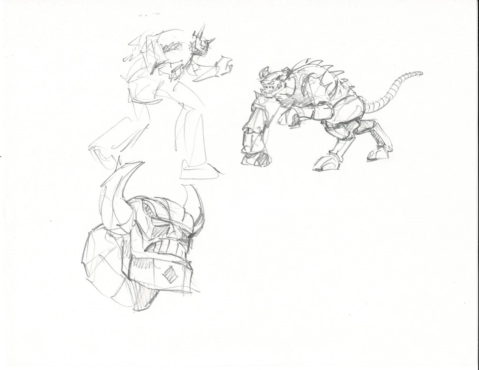 DUCKTALES Walt Disney Production Animation Drawing frm Animators Estate 87-90 53 - Image 1 of 1