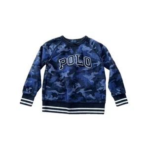Polo Ralph Lauren Boy's Kids Camo Blue Sweatshirt ( 6 ) - Picture 1 of 1