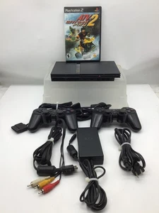 Sony PS2 Slim - X2 Controller X1 Memory Card X2 Spiele - Bild 1 von 10