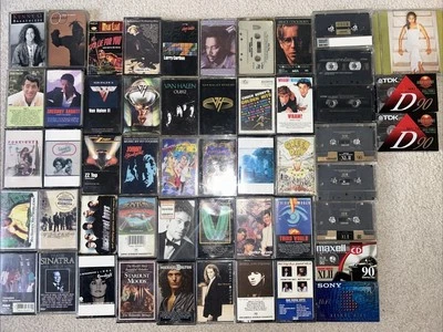 Cassette Tape Lot - 50 Tapes Van Halen, Elton John, Notorious B. I. G., NKOTB - Image 1 of 3