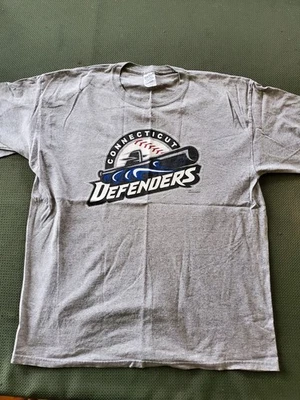 复古 MiLB MINOR LEAGUE 棒球 T 恤 XL 康涅狄格卫士路虎 — 第 1/4 张图片