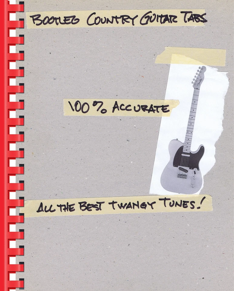 Bootleg Country Guitar Tabs Accurate All the Best Tunes Sheet Music 48 Song Book - Image 1 of 1