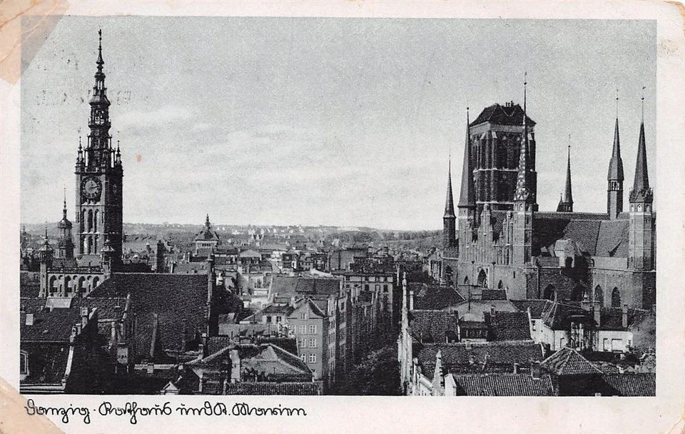 844620) AK Danzig gelaufen 1944 mit Maschinenwerbestempel ! - Bild 1 von 1