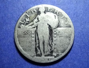1921 Standing Liberty Quarter AG - Bild 1 von 2
