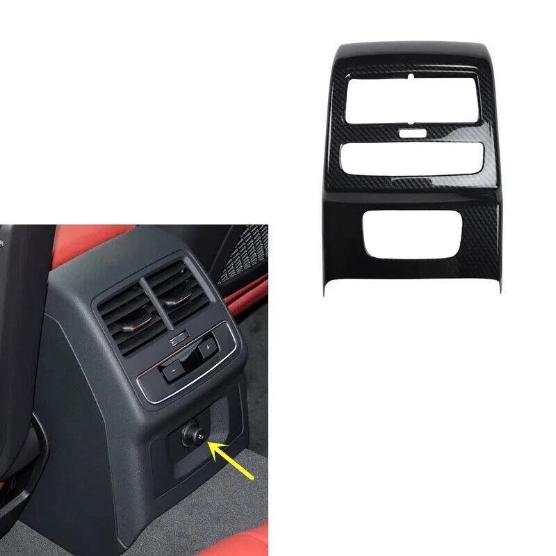 For Audi RS4 2019-2024 ABS Carbon Fiber  Car Interior Door Trims Stickers - Image 1 of 4