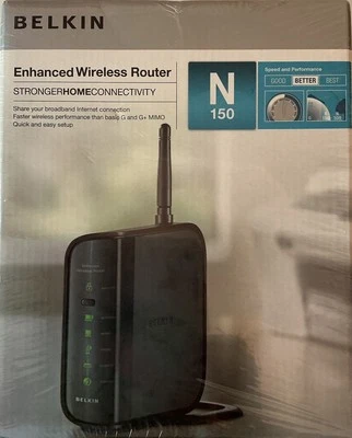Belkin N150 150 Mbps 4-Port 10/100 Wireless N Router (F6D4230-4) - Image 1 of 4