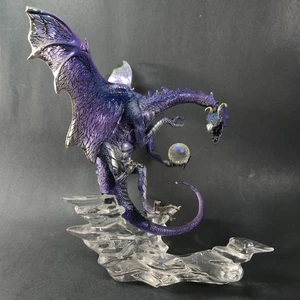 Franklin Mint Purple Dragon "Guardian of the Sky" Michael Whelan 11.5" - DAMAGED - Picture 1 of 10