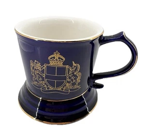 Royal London Gentleman's Gifts Rasiertasse Kobaltblau mit Goldrand - Bild 1 von 5