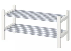 Ikea TJUSIG Shoe rack, white, 79x32x37 cm - Picture 1 of 1