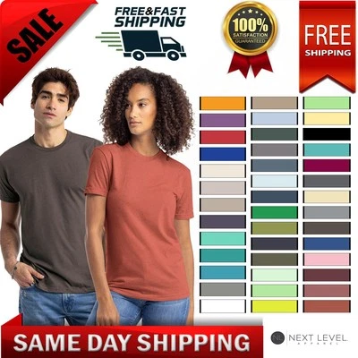 Next Level Apparel Unisex Premium CVC Crew Neck Short Sleeves T-Shirt N6210 - Image 1 of 2