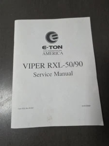 2002 E-Ton Eton Viper RXL 50 & 90 Service Manual - Picture 1 of 7