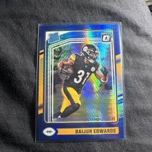 2024 Donruss Optic Daijun Edwards Blue Hyper Rated Rookie Steelers #223 - Picture 1 of 2