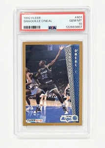 1992 Fleer Shaquille O'Neal #401 Rookie PSA 10 Gem Mint RC HOF Orlando Magic - Picture 1 of 1