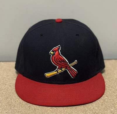 Chapéu ajustável St. Louis Cardinals NEW ERA 59fifty MLB 7 1/2 dois tons - Imagem 1 de 3