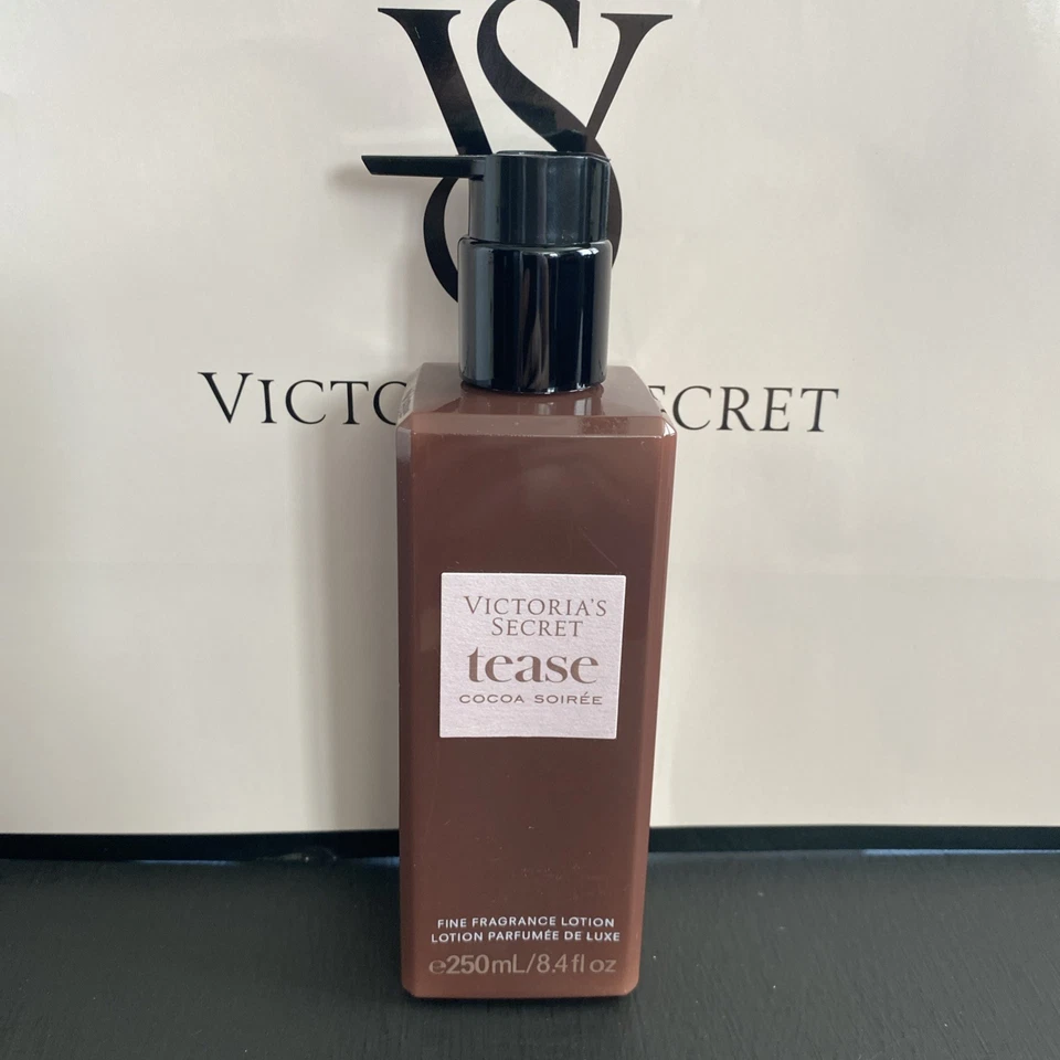 VICTORIA'S SECRET TEASE CACAO SOIREE LOCIÓN CORPORAL FRAGANCIA FINA 8,4 FL OZ ~ NUEVO Foto 1 de 1
