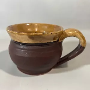 Hand Thrown Stonewear Handmade Art Pottery Glazed Coffee Tea Mug Cup - Picture 1 of 8