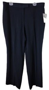 Sag Harbor Damen Anzughose 18 schwarz Schlankheitslösung Stoff 38x30 - Bild 1 von 16