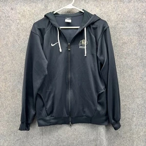 Nike Sweater Womens Medium Black Full Zip Dri Fit Hoodie Colorado Buffaloes Knt - Picture 1 of 12