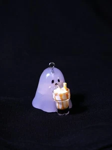 Cute ghost enjoying a frappuccino - Picture 1 of 1