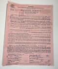 The Atlanta Rhythm Section Concert Contract 1977 Vancouver BC