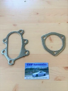 2 Dichtungen Downpipe C20LET ***NEU*** OPEL Calibra Turbo K16 Katalysator Satz - Picture 1 of 2