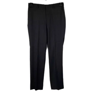 LAUREN RALPH LAUREN Big Boys Flat Front Pants Black Size 20R - Picture 1 of 2
