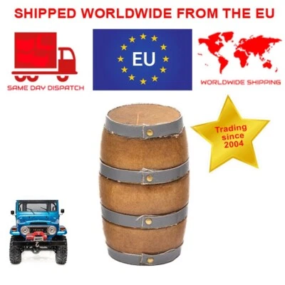 RC CAR CRAWLER SCALE ACCESSORIES WINE BARREL TAMIYA TRUCK TRAILER TRUCK DIORAMA - Image 1 of 4