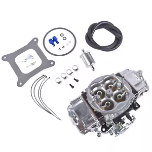 750 CFM Billet Aluminum 4 Barrel Double Pumper Race Carburetor BR-67200 Gasoline - Bild 1 von 12