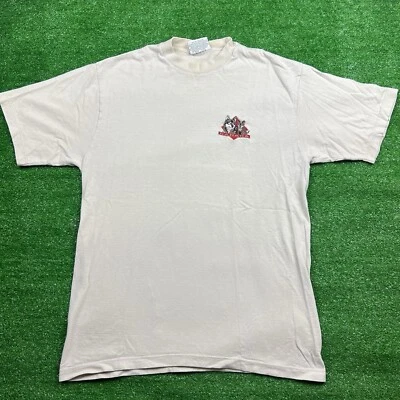 Camiseta Puma Bordada Canadá Años 90 Vintage Beige Talla Grande Hecha en EE. UU. Foto 1 de 4