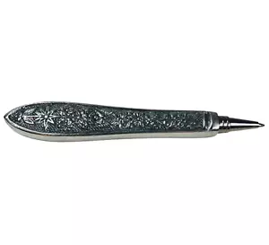 Vintage Victorian Silver Tone Ornate Pen 5 in Length No Ink - Picture 1 of 8