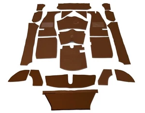 Autumn Leaf ( Brown ) Carpet Set - High Quality (Suits MGA) - Picture 1 of 2