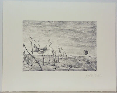 Roger Loewig-/1972 / Lithografie  /handsigniert / Griffelkunst 190 C 3 - Bild 1 von 2