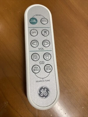 Vintage GE Slim Spacemaker Stereo CD Player Digital Replacement Remote ONLY - Image 1 of 4
