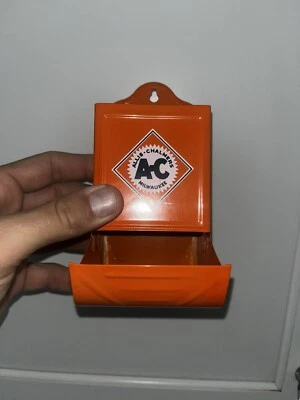 Allis Chalmers Stick Match Dispenser Tractor Advertising Metal Souvenir - Image 1 of 3