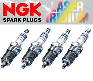 4 Original NGK IRIDIUM Spark Plugs for Abarth Alfa Giulietta Mito Fiat G. Punto - Picture 1 of 9