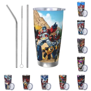 Transformers G1 20 oz Bicchiere Isolato Acciaio Inox Sottovuoto Tazza Caffè - Foto 1 di 44