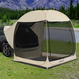 2-IN-1 Pop Up Gatetail SUV Zelt Autozelt Outdoor Camping Sichtschutz Zelt Tragbar - Bild 1 von 10